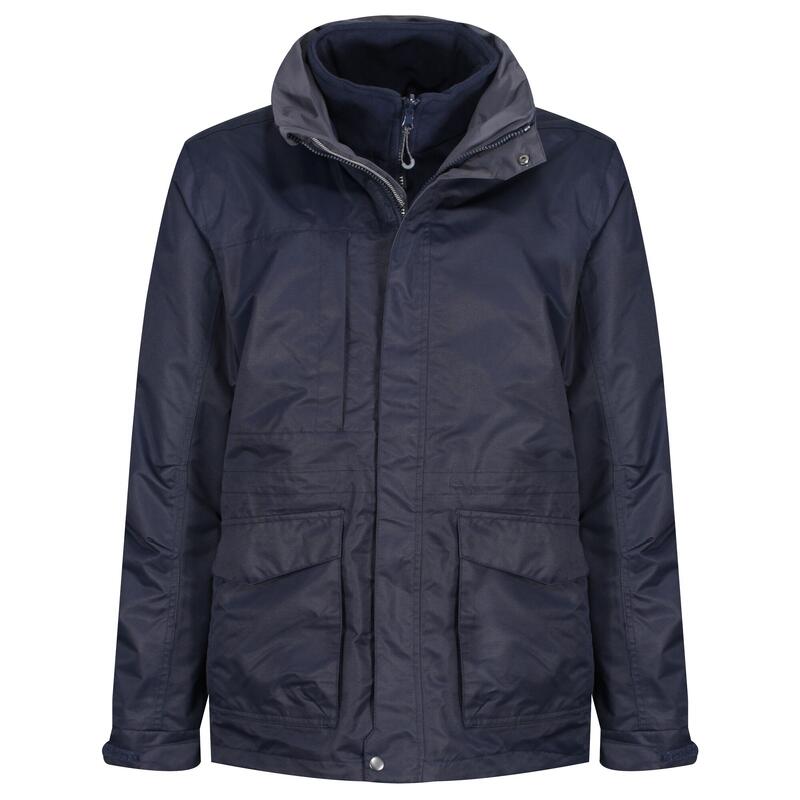 Heren Benson III Hooded Jacket (Grijsblauw)