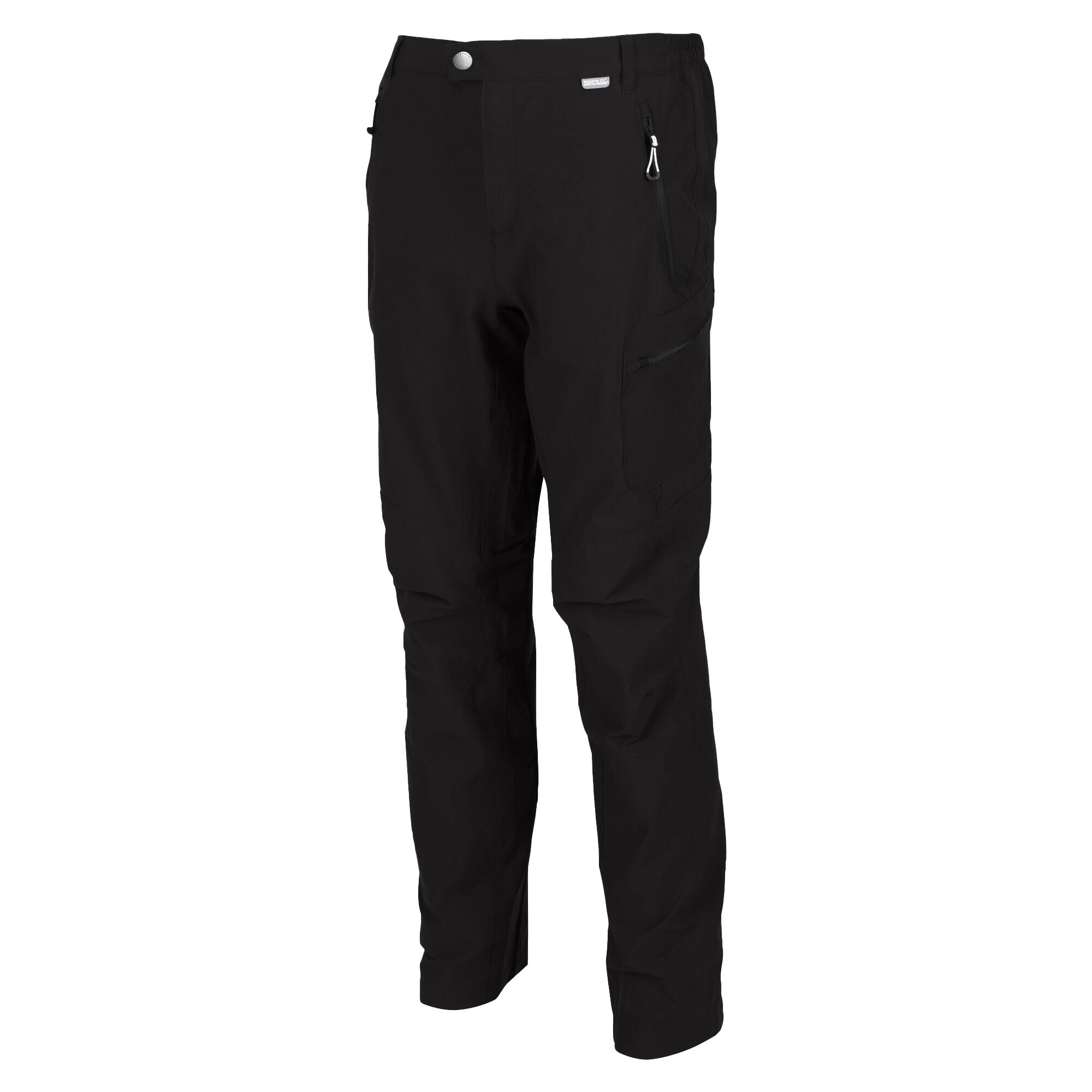 Mens Highton Hiking Trousers (Black) 4/5