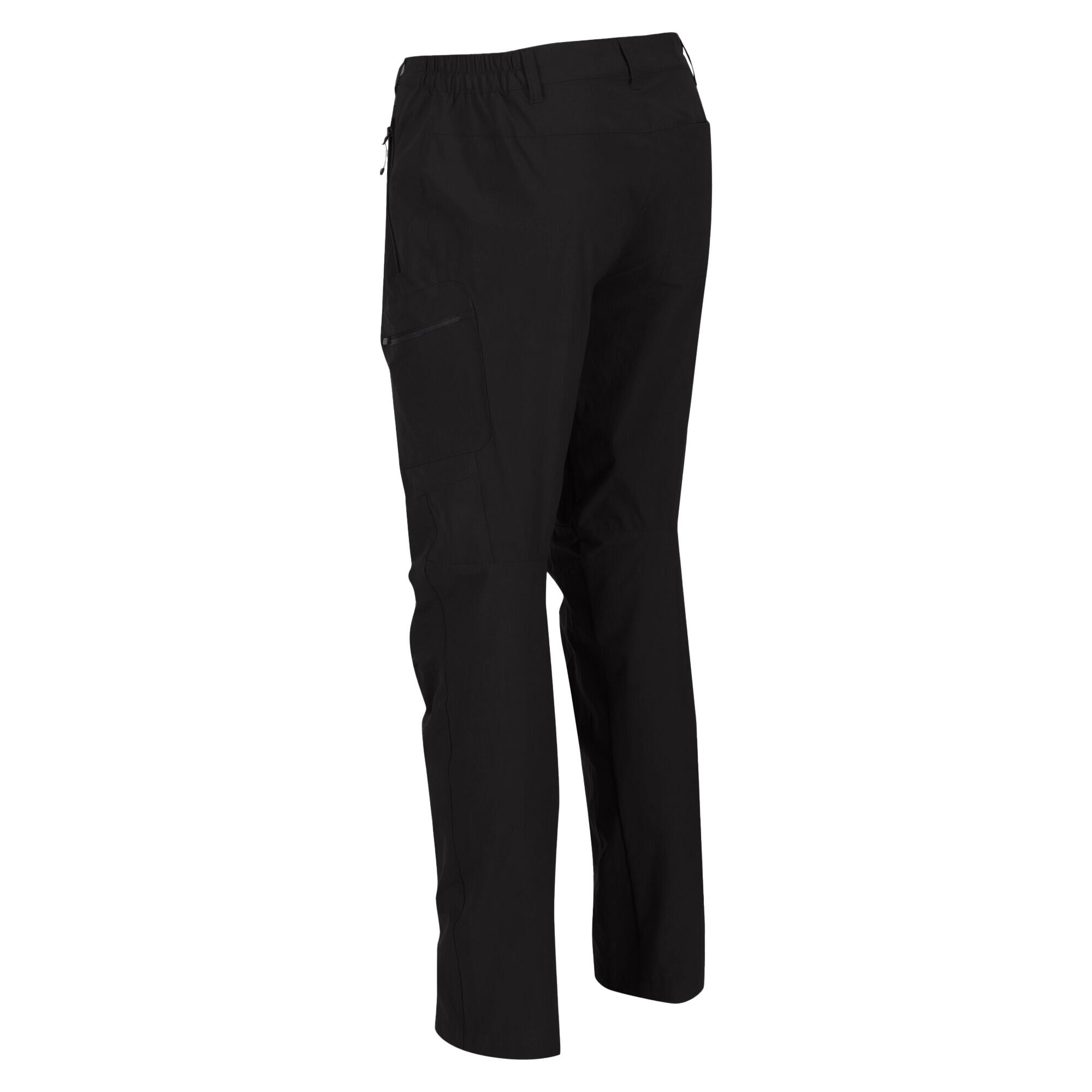 Mens Highton Hiking Trousers (Black) 3/5