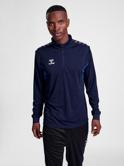 Demie-Fermeture Éclair Zip Sweat-Shirt Hmlauthentic Homme