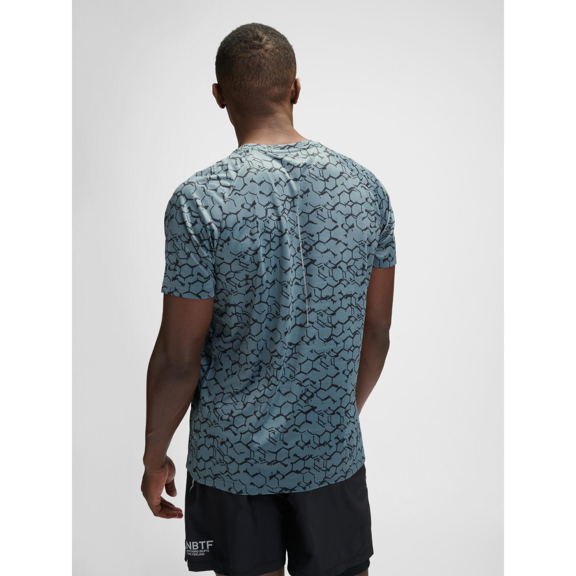 Newline - Enfiler T-shirt Nwldopa Homme Newline - T-shirt Manches Courtes - Bleu|gris|marron - S - Decathlon