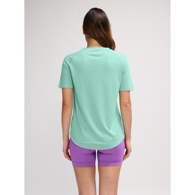 Camiseta Hmlmt Yoga Mujer Transpirable Diseño Ligero Hummel