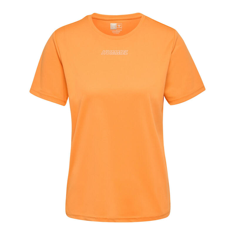 T-Shirt Hmlte Training Dames Rekbaar Sneldrogend Hummel