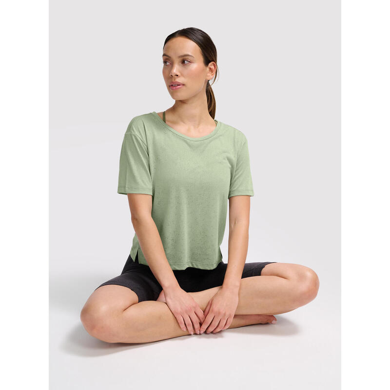 T-Shirt Hmlmt Yoga Dames Ademend Hummel