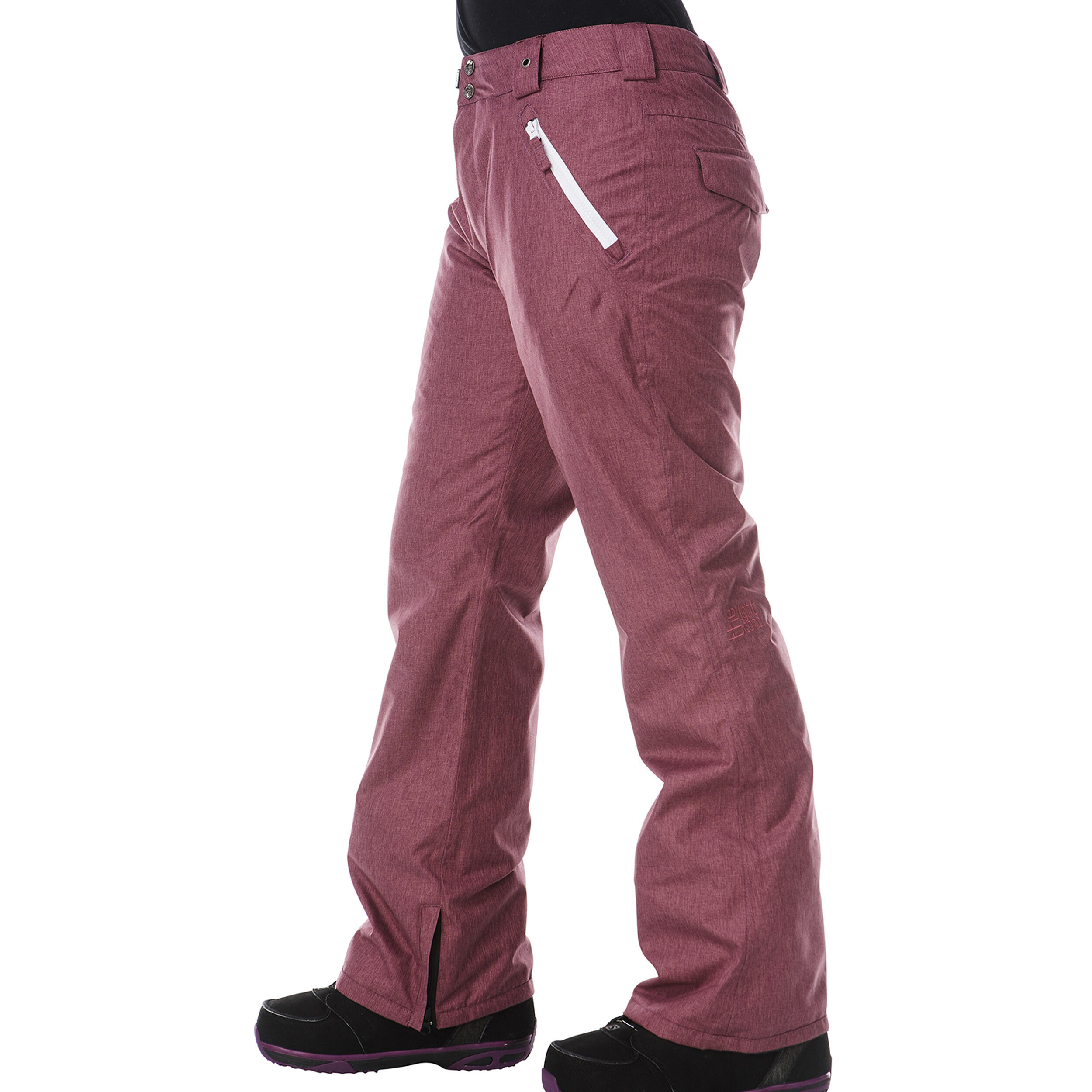 Ski-/Snowboardhose Damen - LUCY burgundy 3/5
