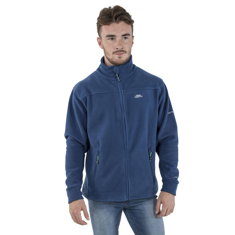 Heren Bernal Full Zip Fleece Vest (Navy)