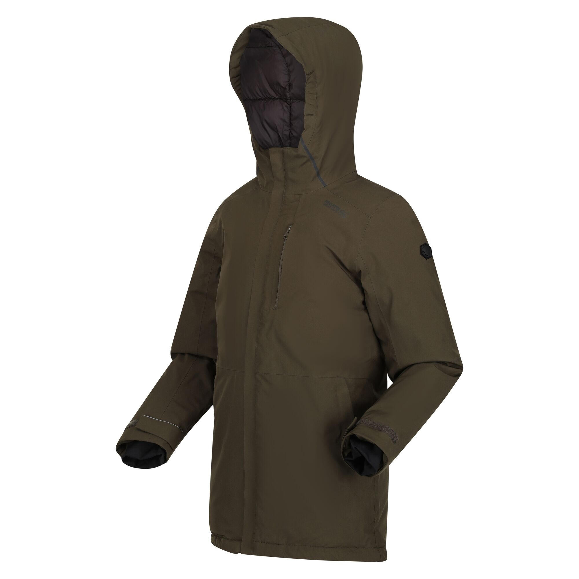 Childrens/Kids Yewbank Insulated Jacket (Dark Khaki) 3/5