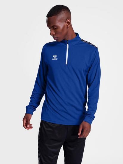 Demie-Fermeture Éclair Zip Sweat-Shirt Hmlauthentic Homme