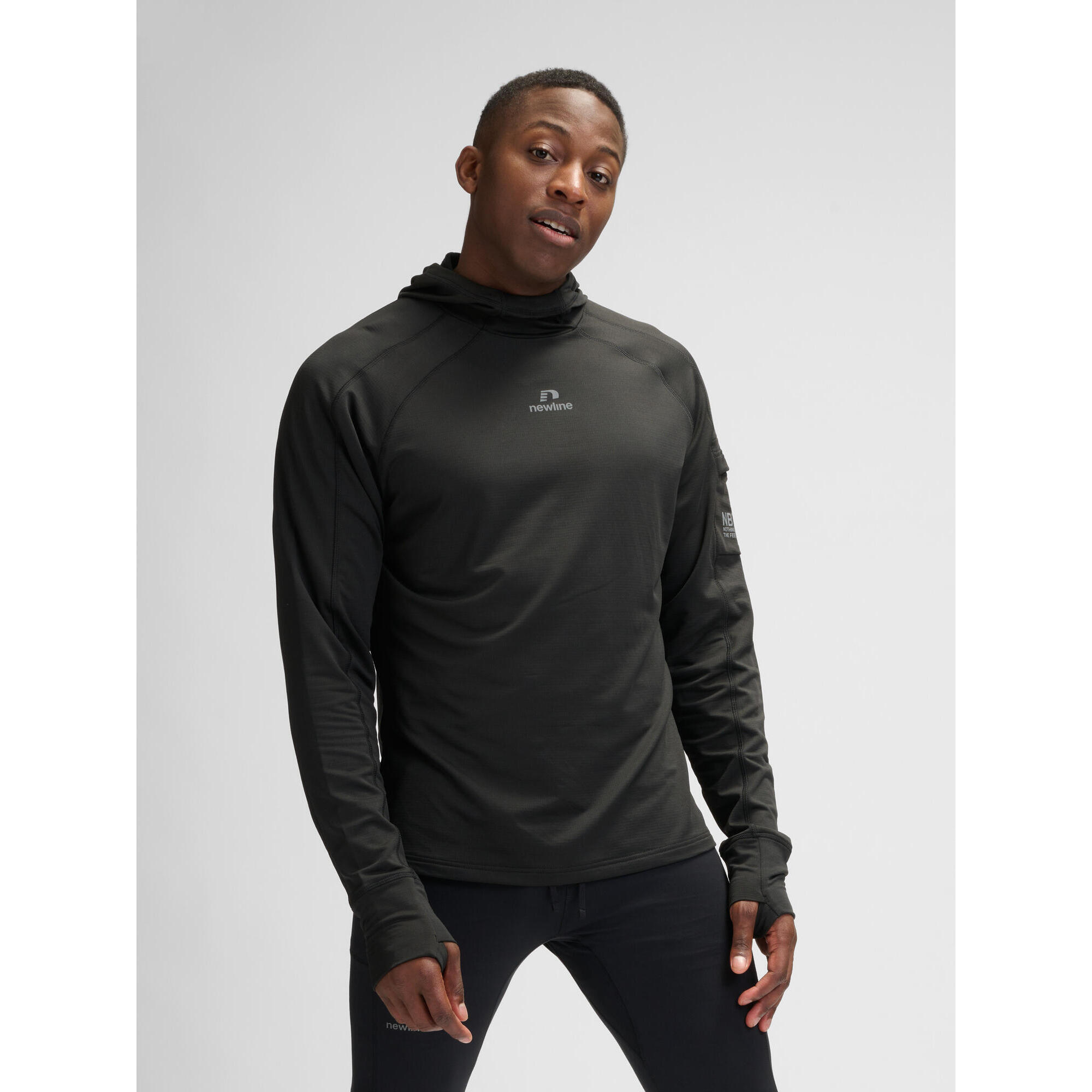 Newline - Enfiler Chaussure D'Intérieur Nwlrapid Course Homme Newline - Sweat-shirt - Noir - S - Decathlon