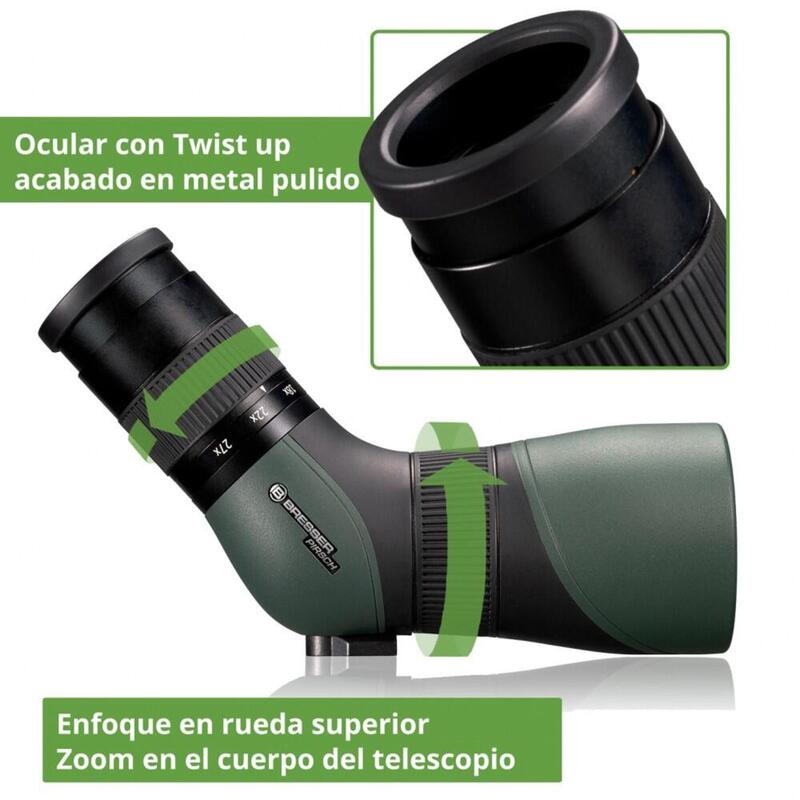 Telescopio terrestre 9-27x56Pirsch Gen II para observación de aves, senda y caza