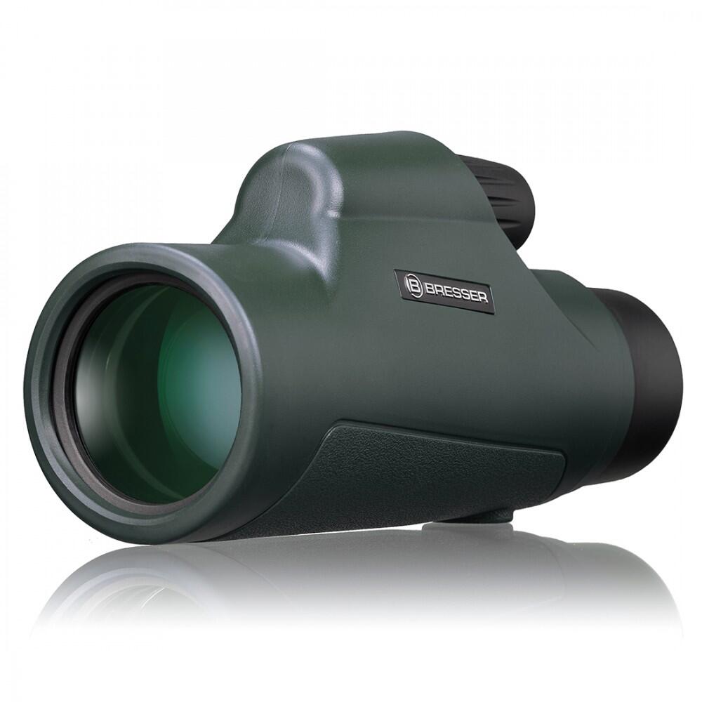BRESSER 10x42 Monoculare Impermeabile per uccelli a guardare, escursioni e caccia
