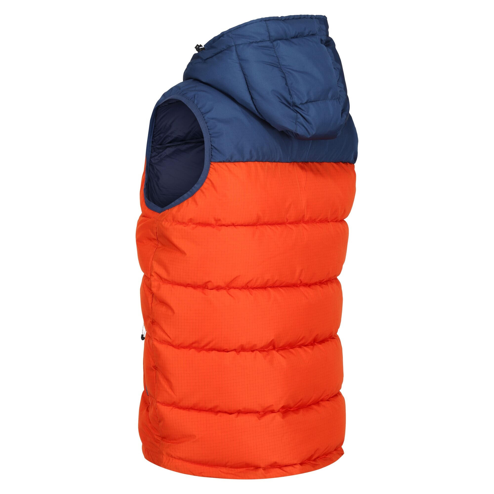 Mens Nevado Heavyweight Sleeveless Body Warmer (Admiral Blue/Rusty Orange) 4/5