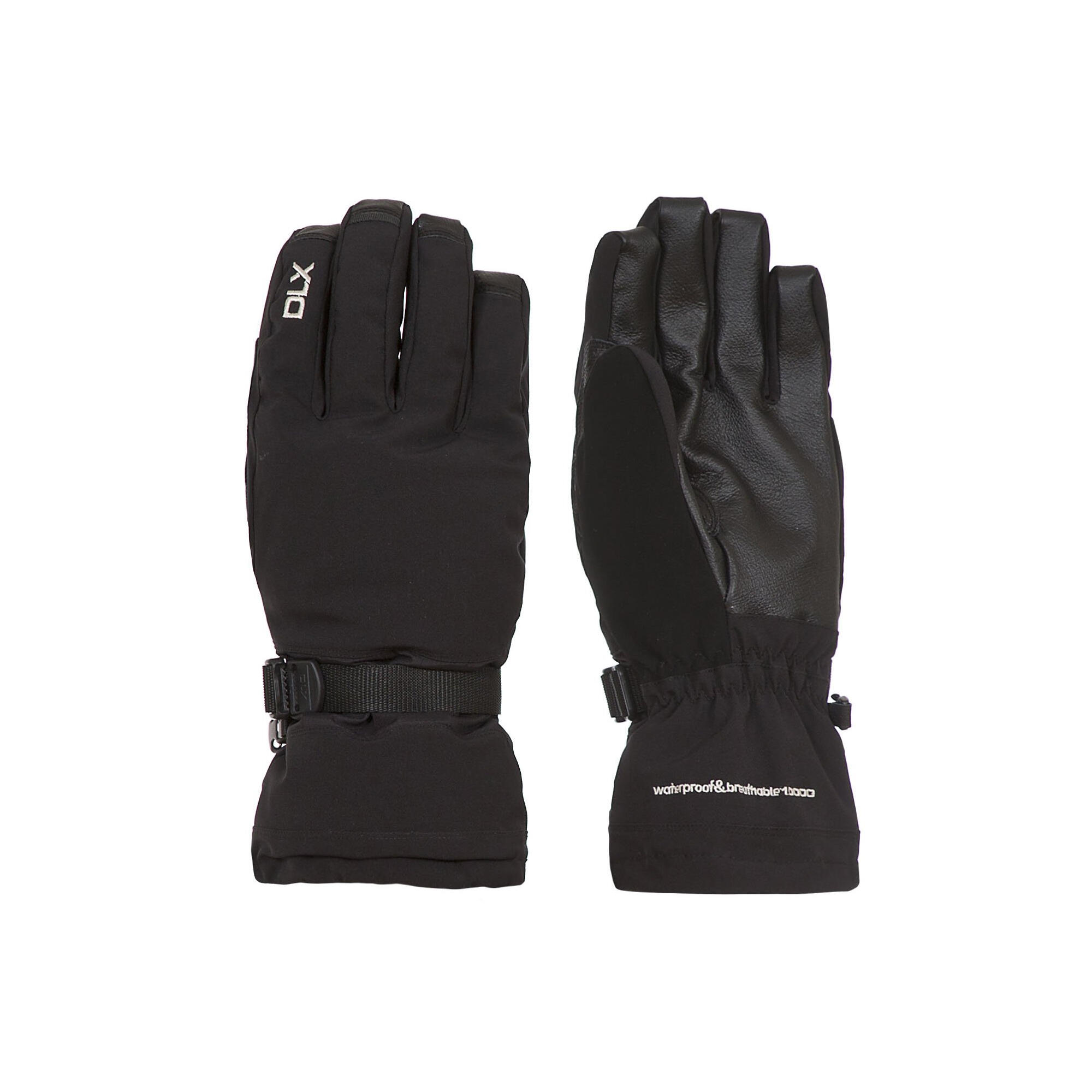 Spectre SkiHandschuhe Damen und Herren Schwarz 3/4