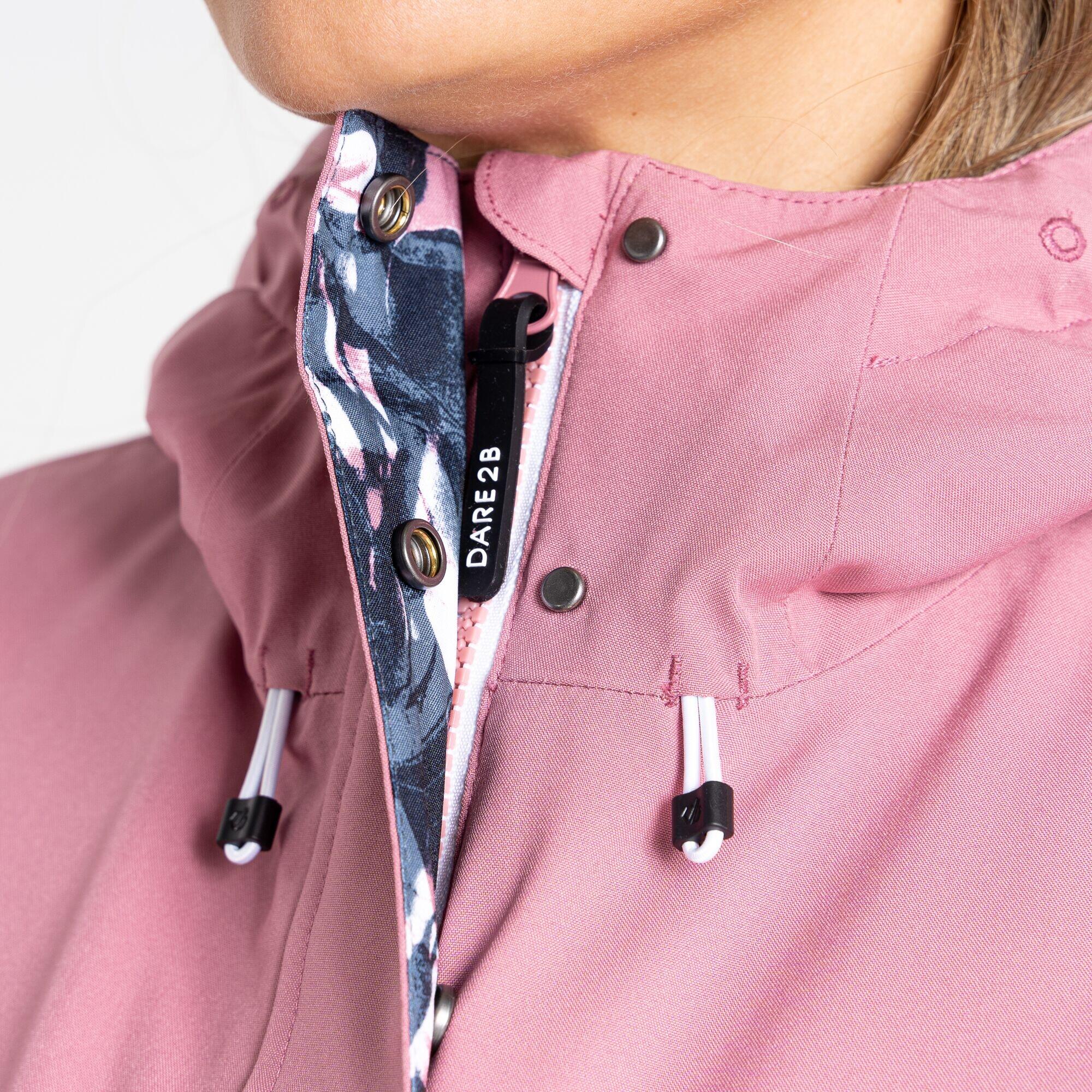 Womens/Ladies Determined Waterproof Insulated Ski Jacket (Mesa Rose/Black) 4/5