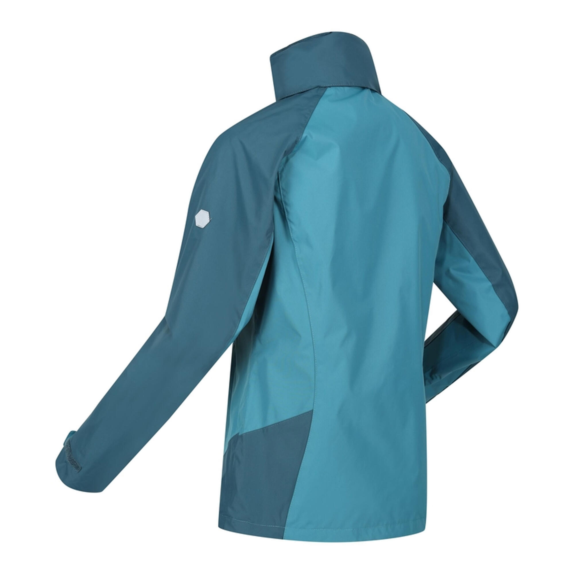 Womens/Ladies Calderdale IV Waterproof Jacket (Dragonfly Ink/Reflective) 4/5