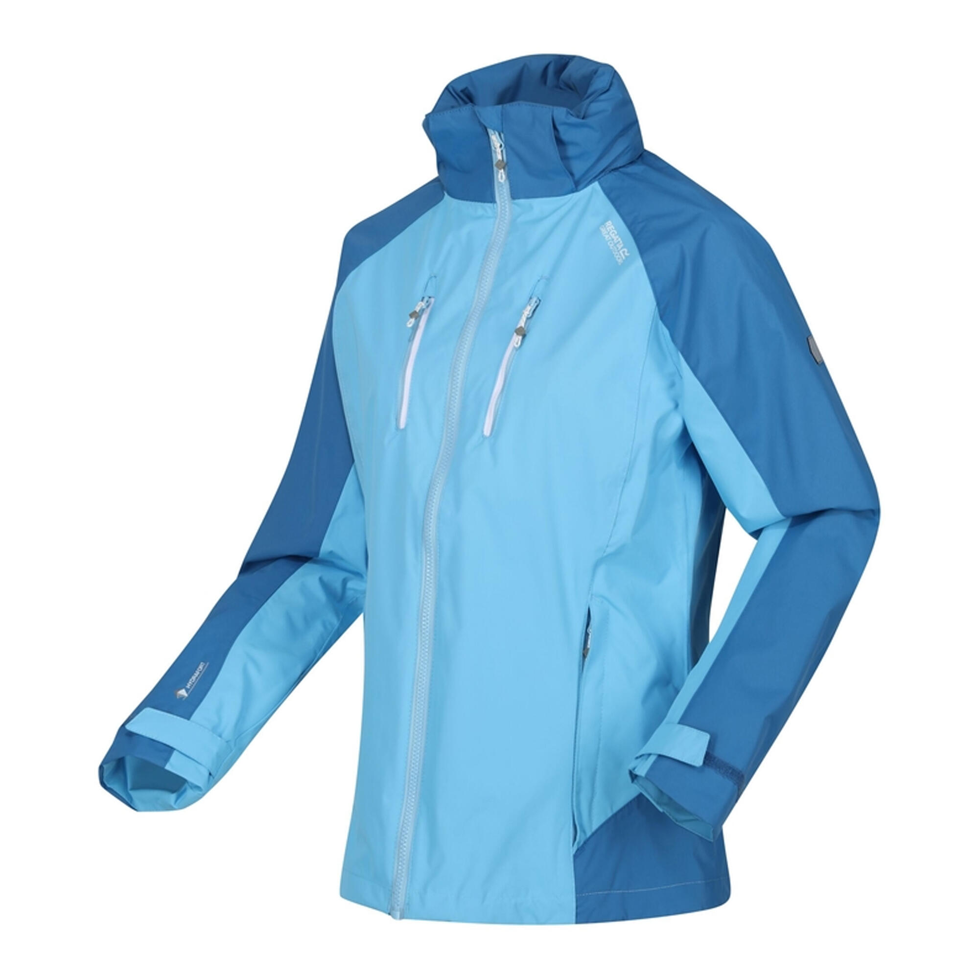 Womens/Ladies Calderdale IV Waterproof Jacket (Ethereal/Vallarta Blue) 3/5