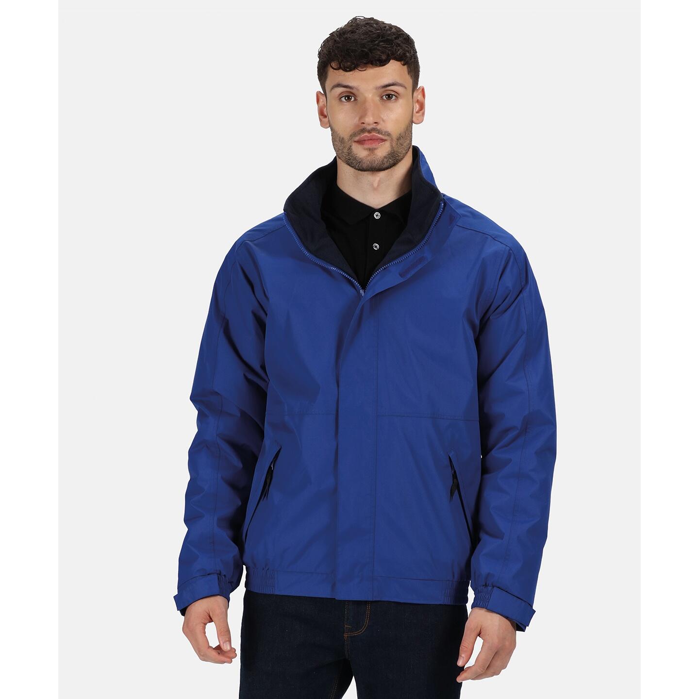 REGATTA Mens Dover Waterproof Windproof Jacket (Royal Blue)