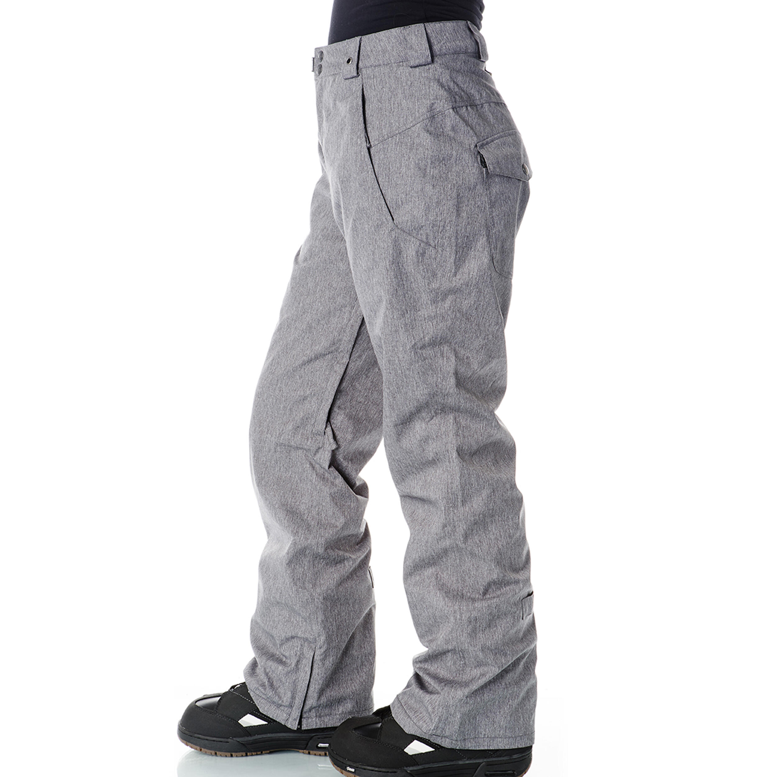 Ski-/Snowboardhose Damen - CAT grey heather 2/4
