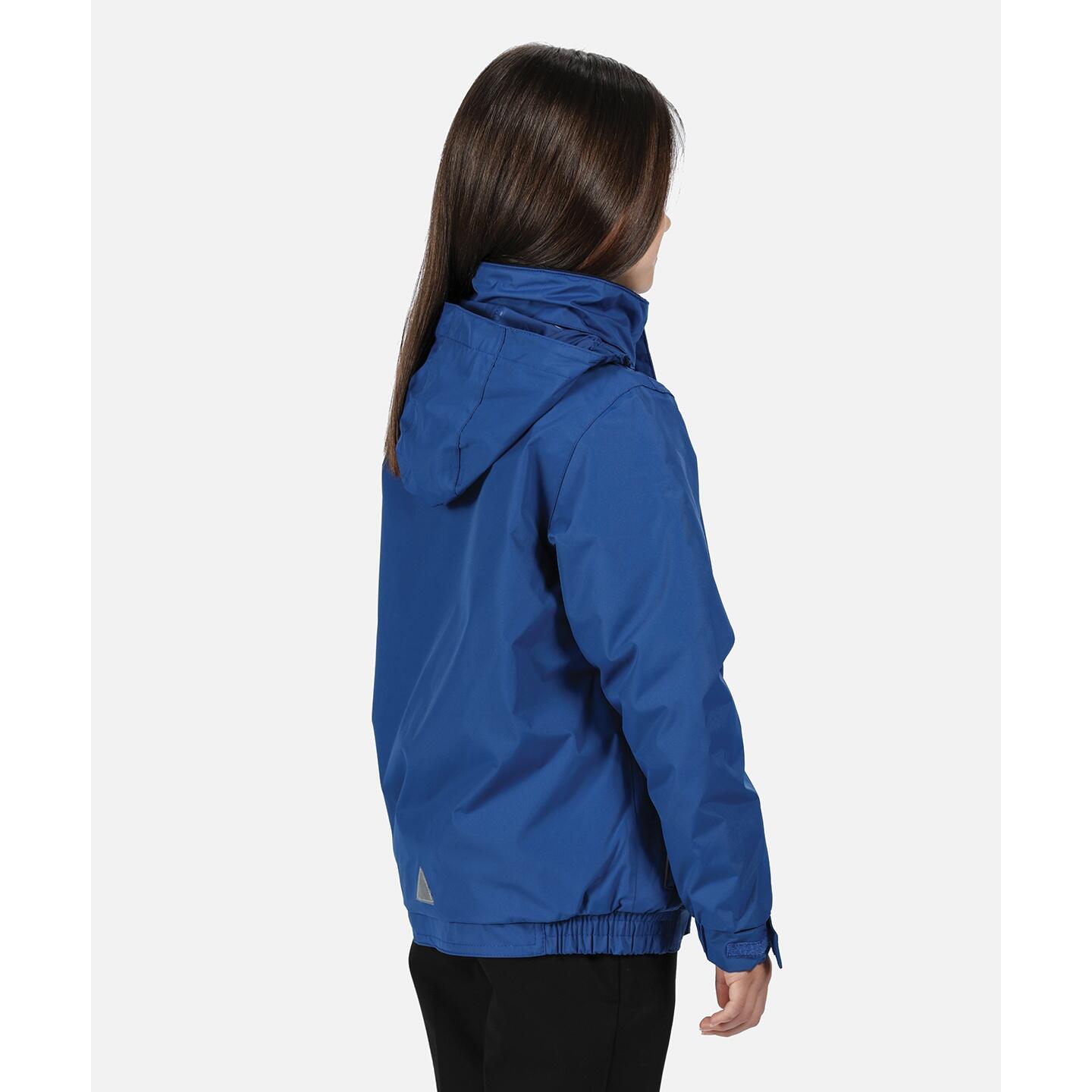 Veste Doublée Polaire Enfant Unisexe (Bleu Roi/Bleu Marine) 3/4