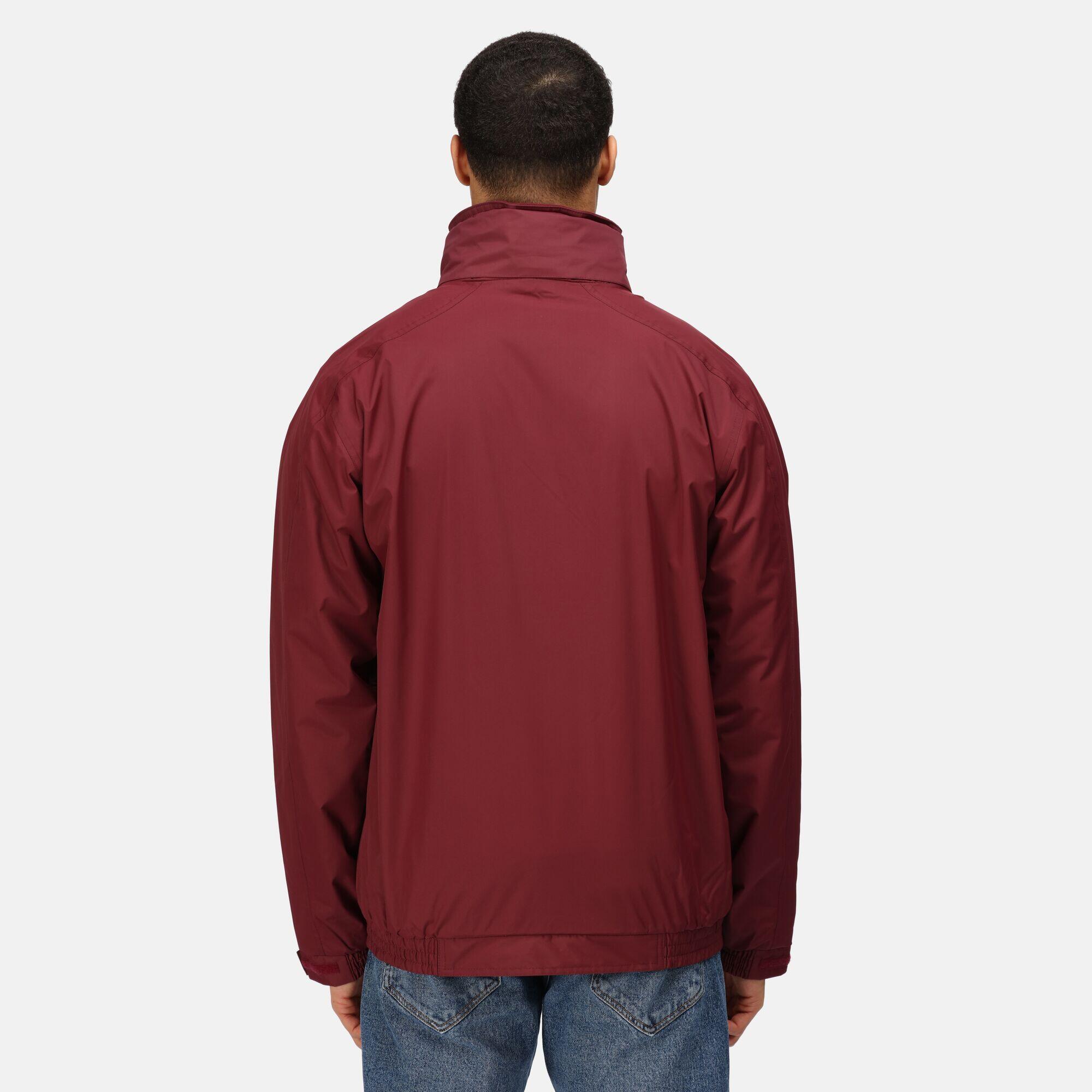 Mens Dover Waterproof Windproof Jacket (Burgundy/ Burgundy) 2/5