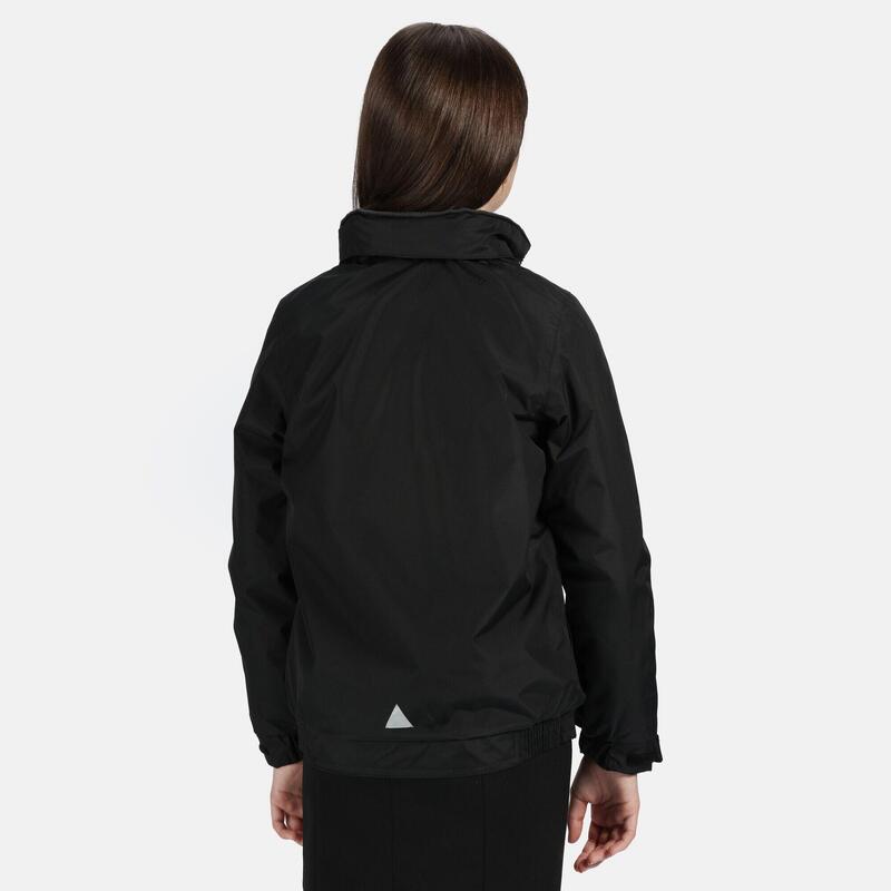 Veste doublée polaire Enfant unisexe (Noir/Cendre)