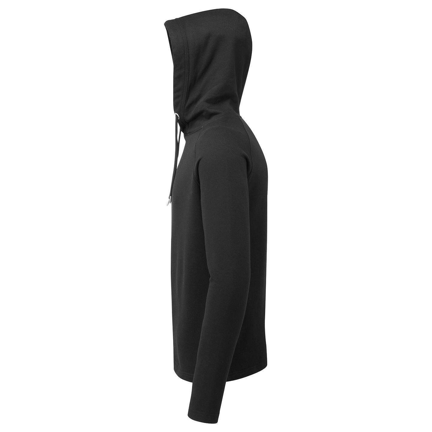 Felpa Con Cappuccio Uomo TriDri Nero 3/3