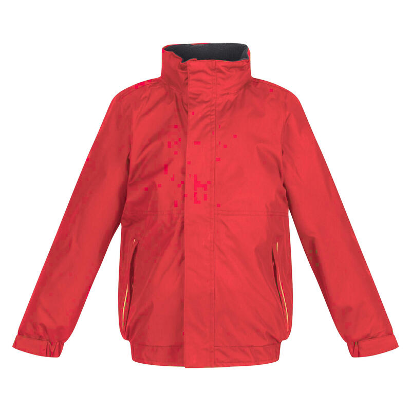 Veste doublée polaire Enfant unisexe (Rouge classique/Bleu marine)