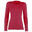 Baselayer Longsleeve Sportoberteil, langärmlig (2 StückPackung) Damen Rot