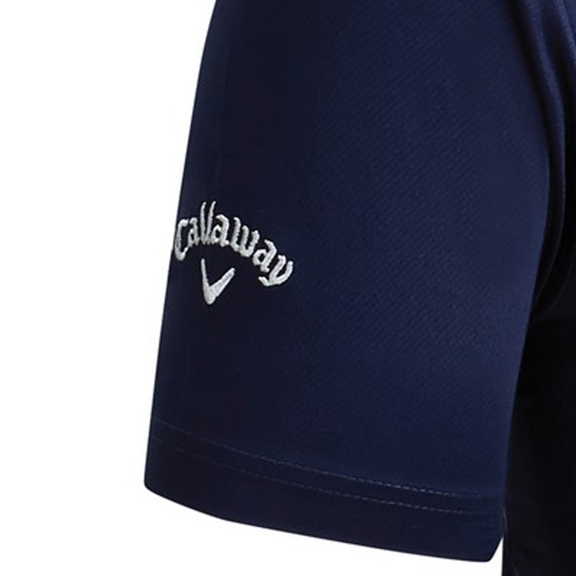 Poloshirt, Unifarben für Herren Marineblau 3/3