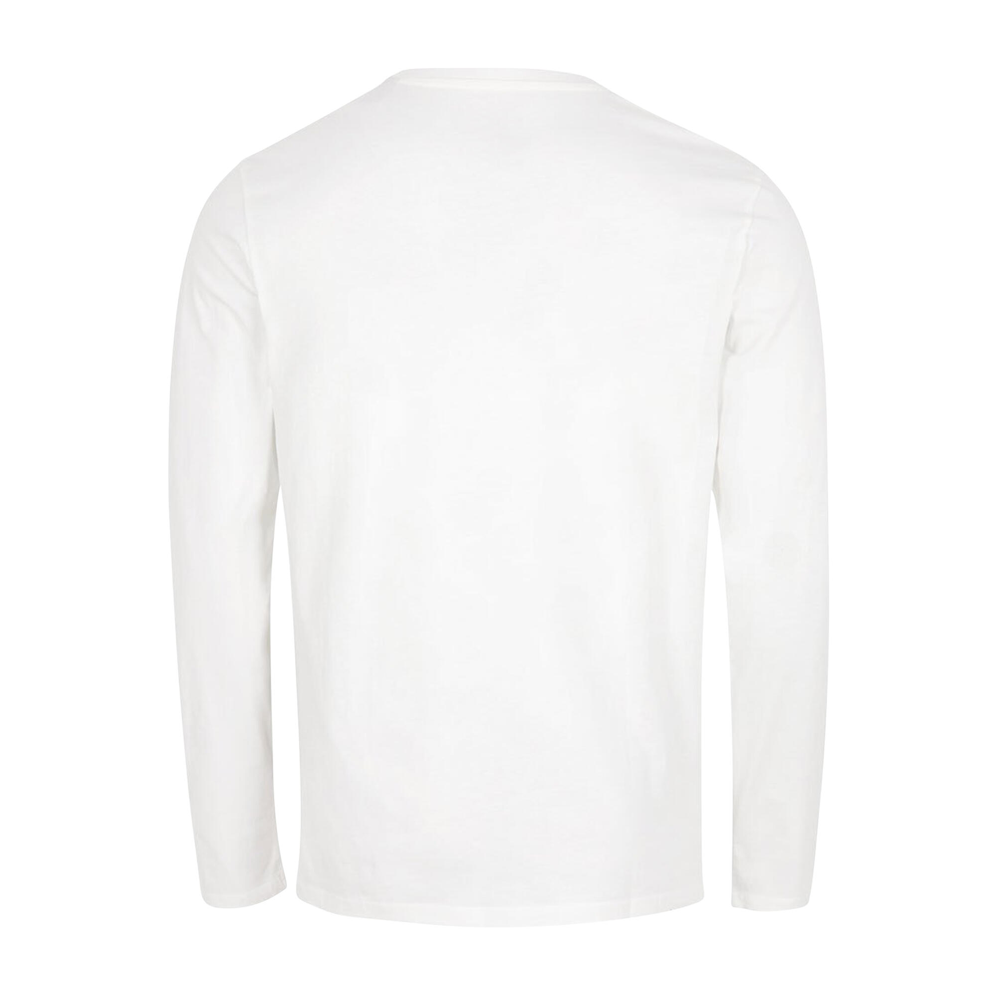 Womens/Ladies Long Sleeve Performance TShirt (White) 2/3