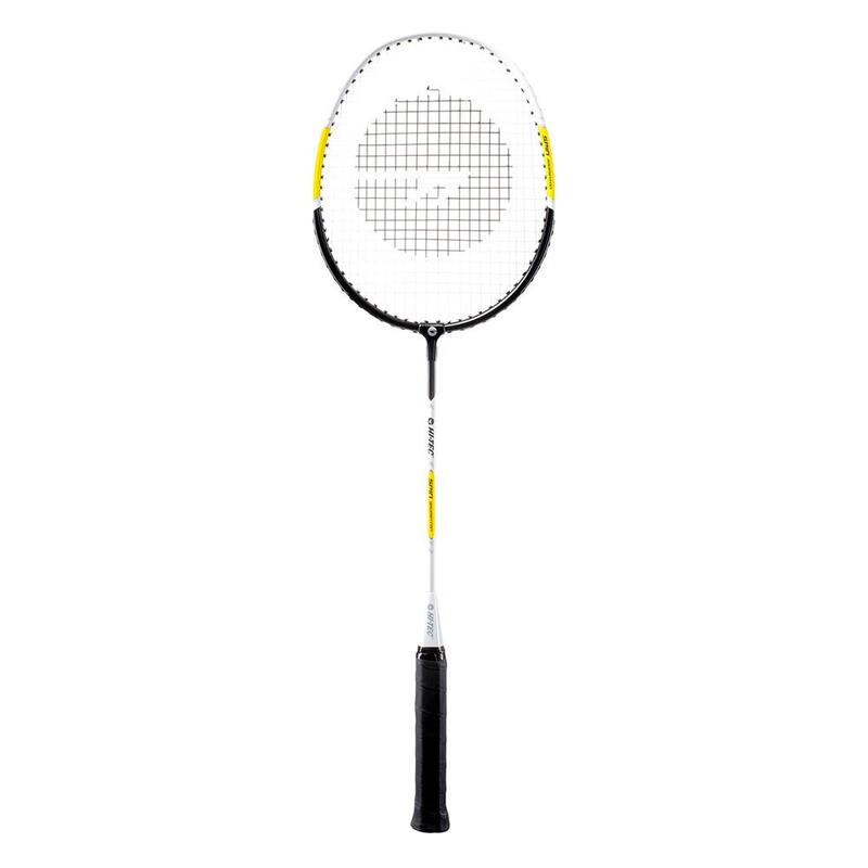 Raqueta de Bádminton Spin Amarillo Cyber, Blanco