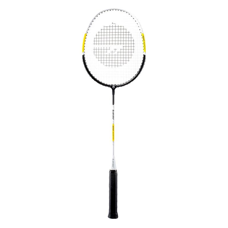 Raquete de Badminton Spin Amarelo Cyber/Branco