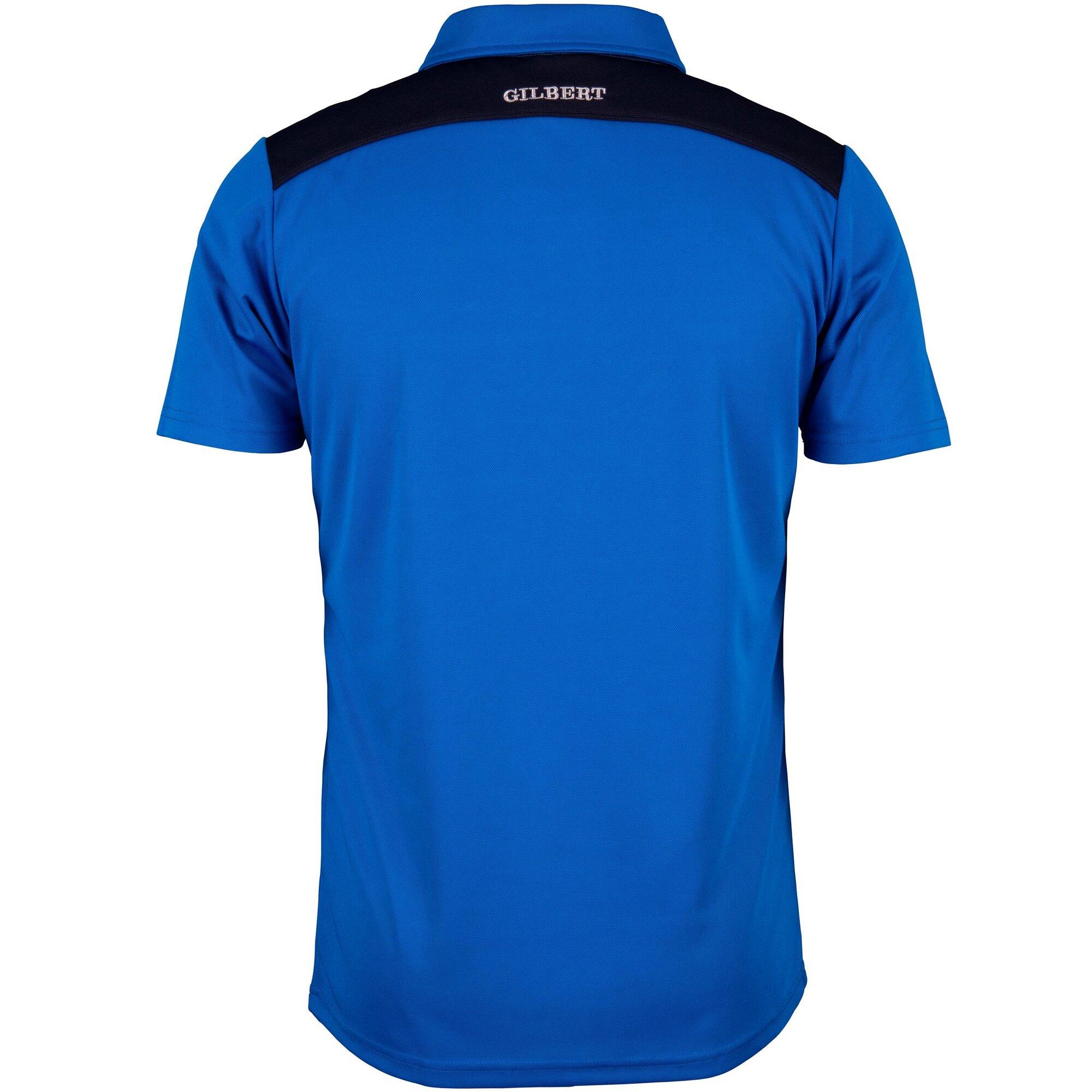 Mens Photon Polo Shirt (Royal Blue/Dark Navy) 2/2
