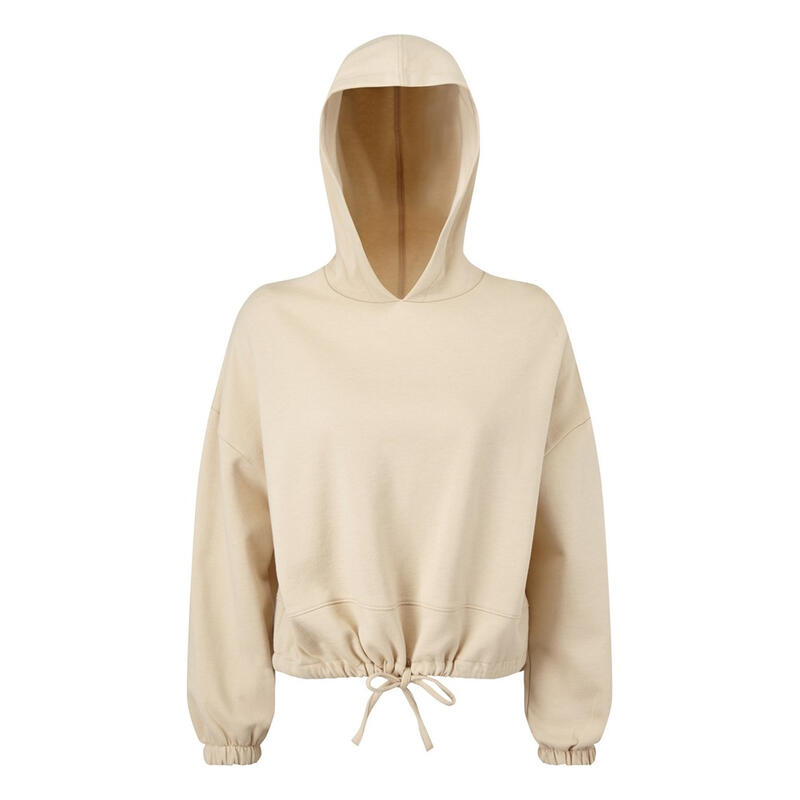 Kurzes Hoodie für Damen Natürlich