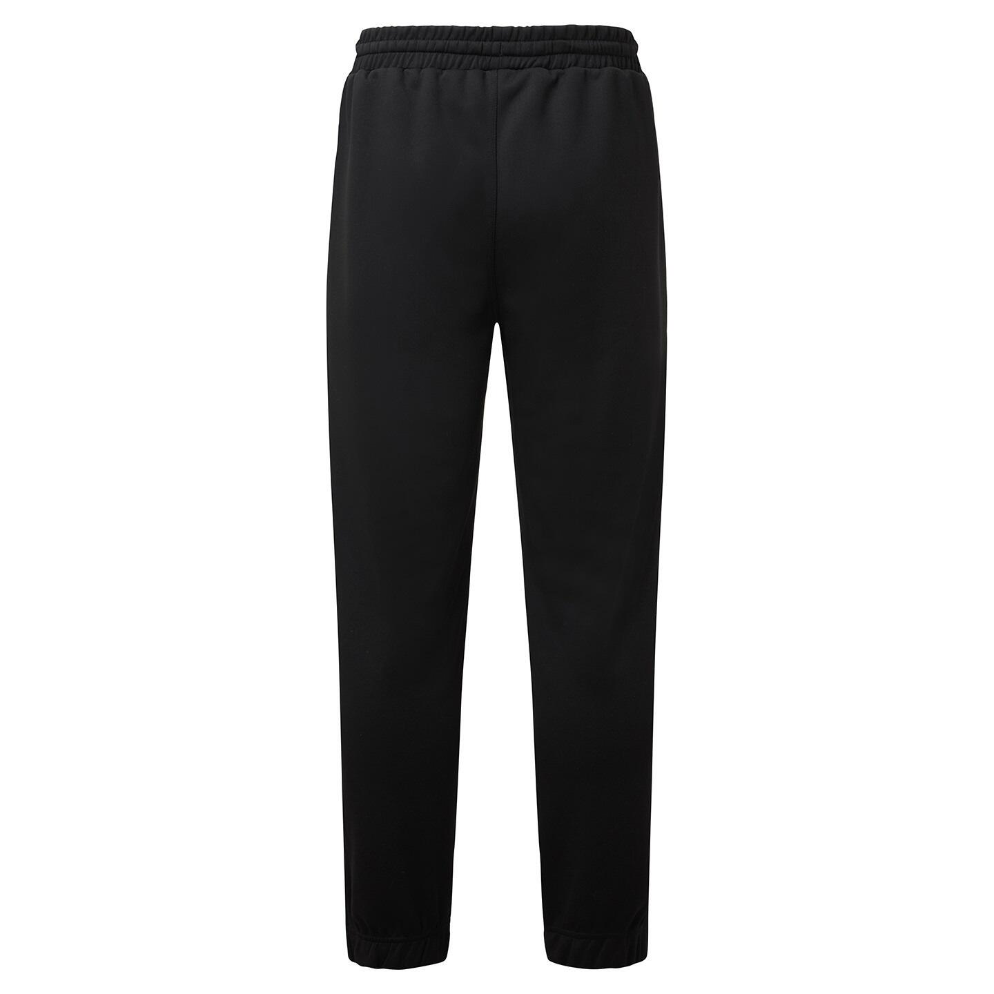 Womens/Ladies Spun Dyed Jogging Bottoms (Black) 2/3
