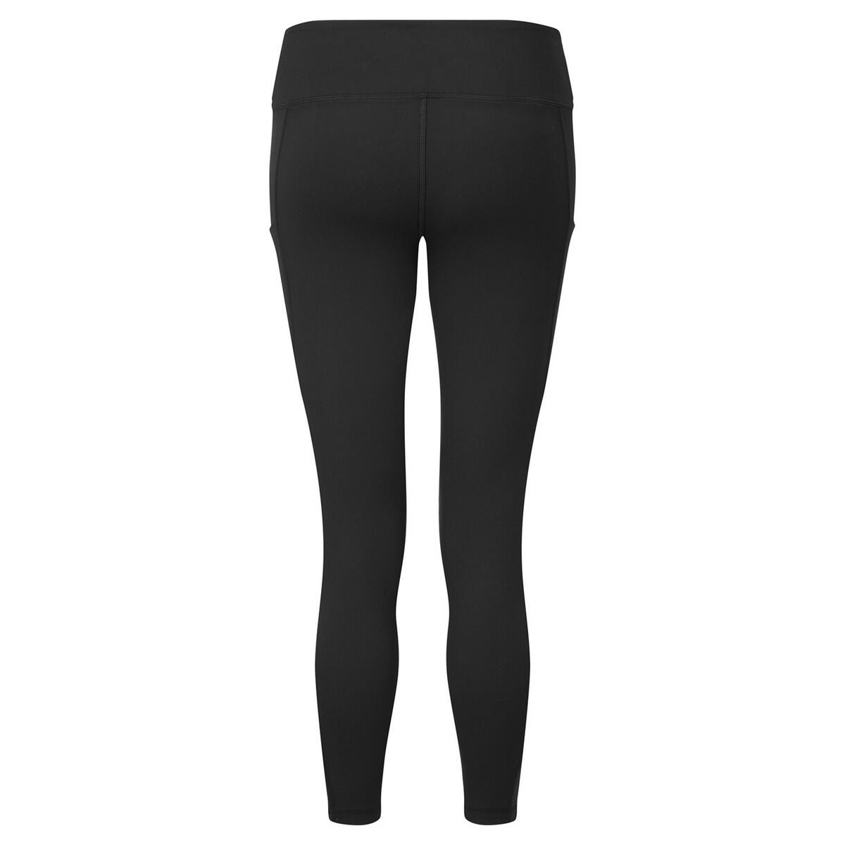 Womens/Ladies 7/8 Leggings (Black) 2/4