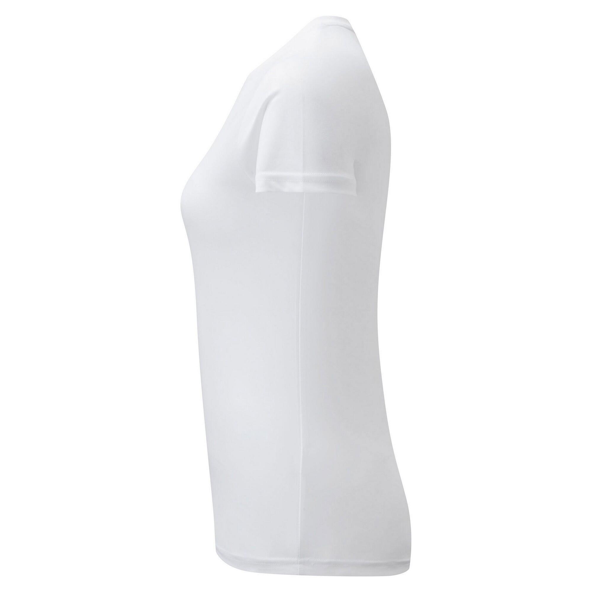 Womens/Ladies Active TShirt (White) 3/3