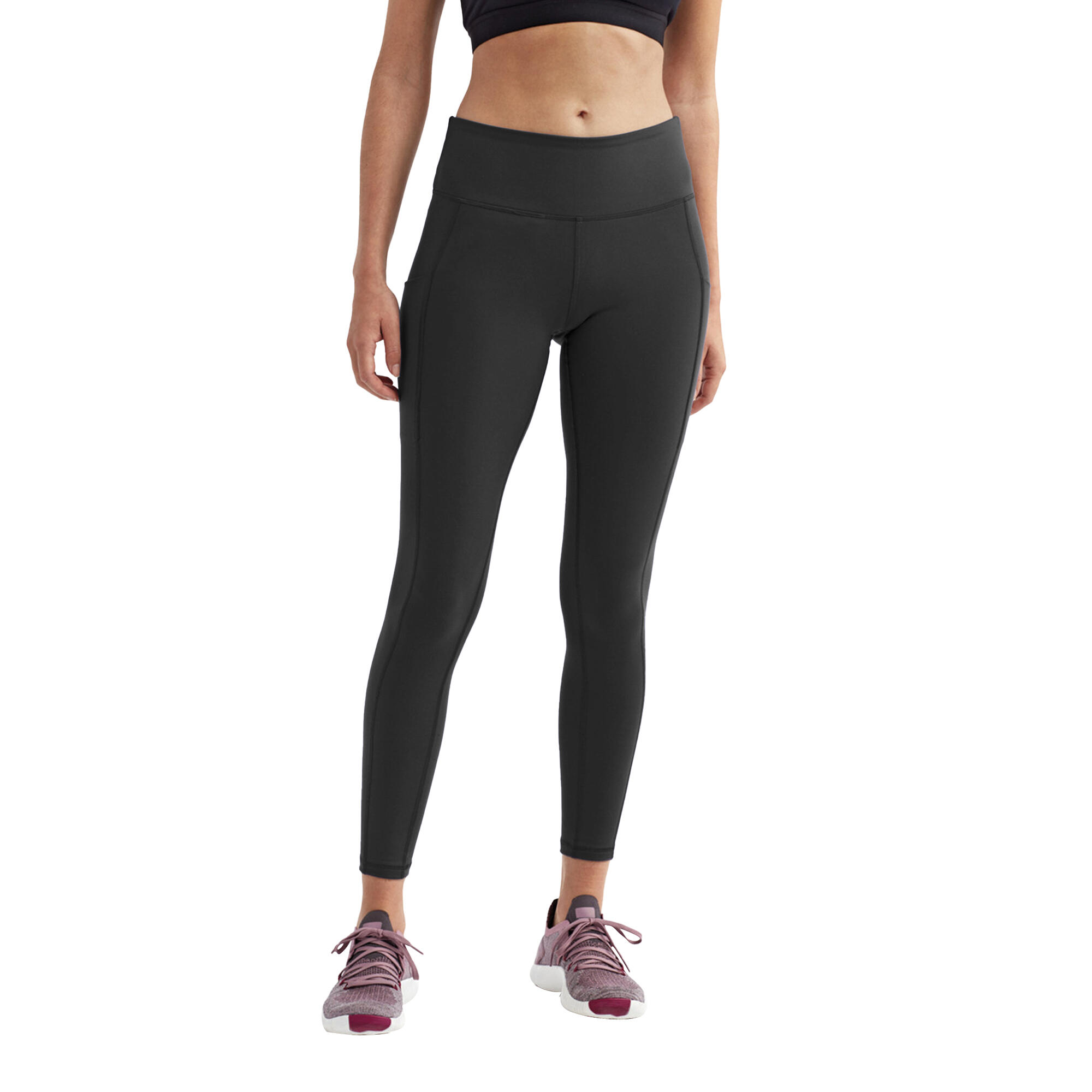 Womens/Ladies Performance Leggings (Black) 3/3
