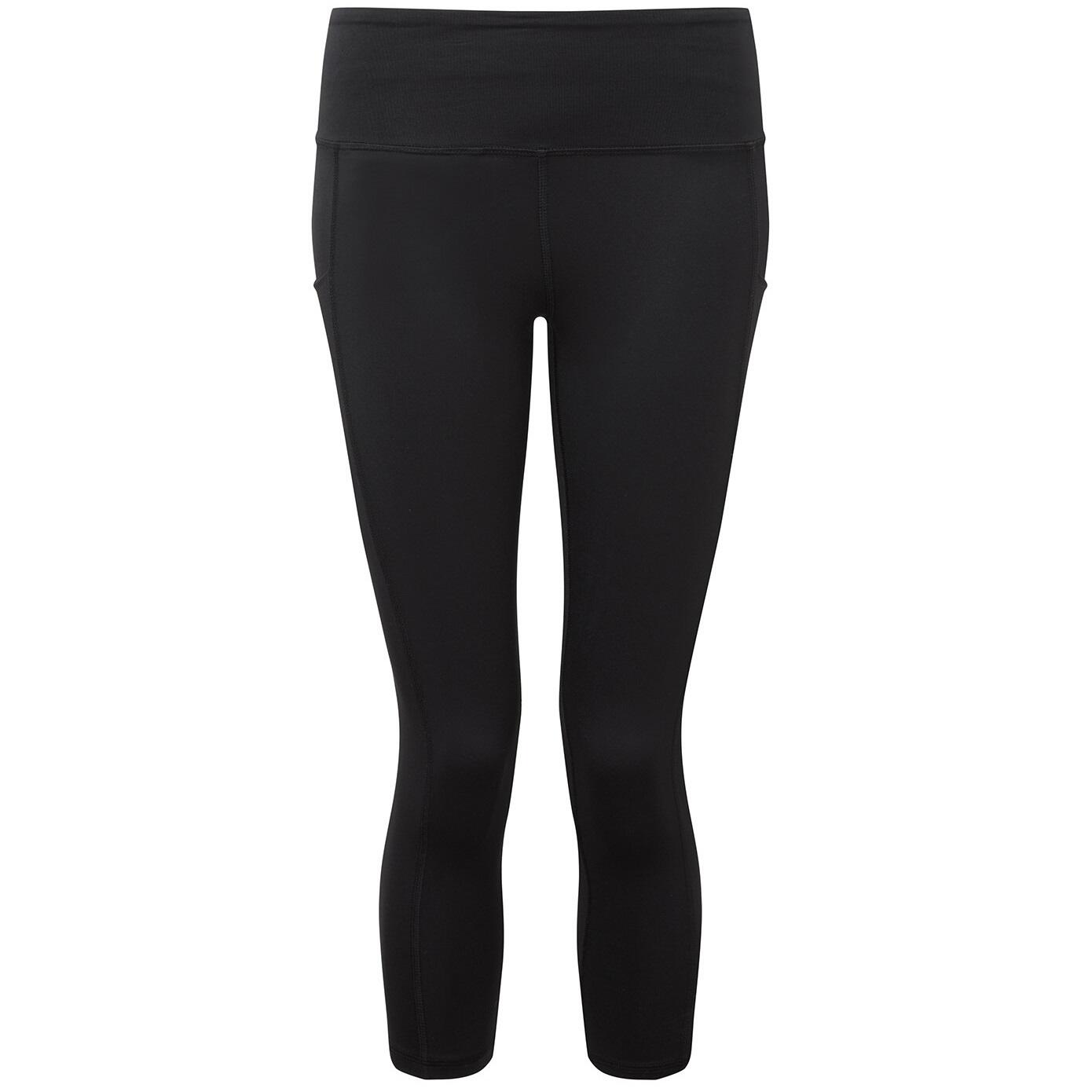 TRIDRI Leggings A 3/4 Riciclato Donna TriDri Nero