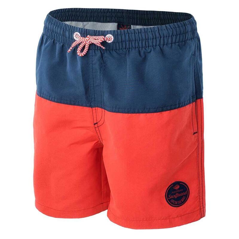 Drakon Zwemshort Kinderen/Kinderen (Klaproosrood/patriotblauw)