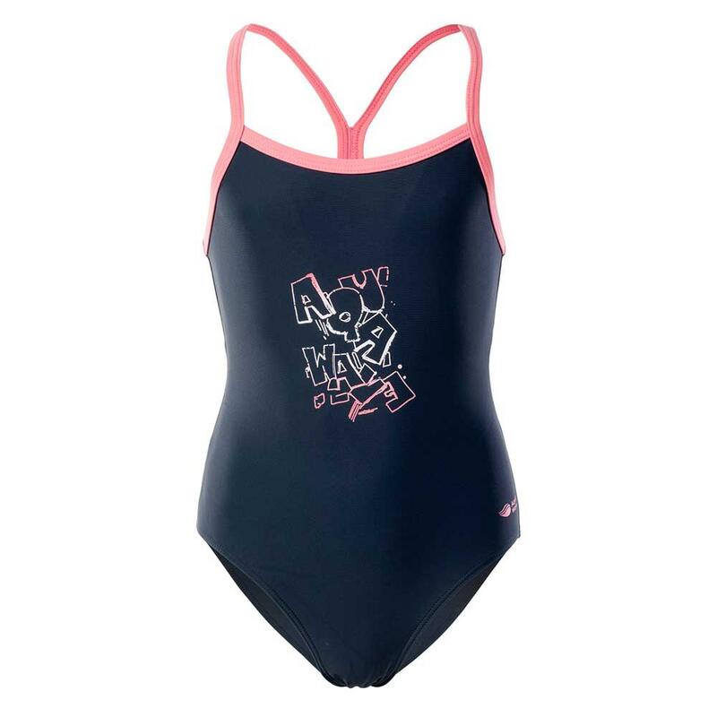 Maillot De Bain 1 Pièce VELANTI Fille (Myrtille / Corail Rose)