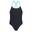 Maillot de bain 1 pièce HARMA Fille (Noir / Bleu clair vif)