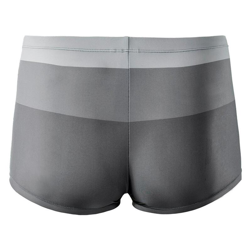 Heren Streep Zwemshort (Grijs)