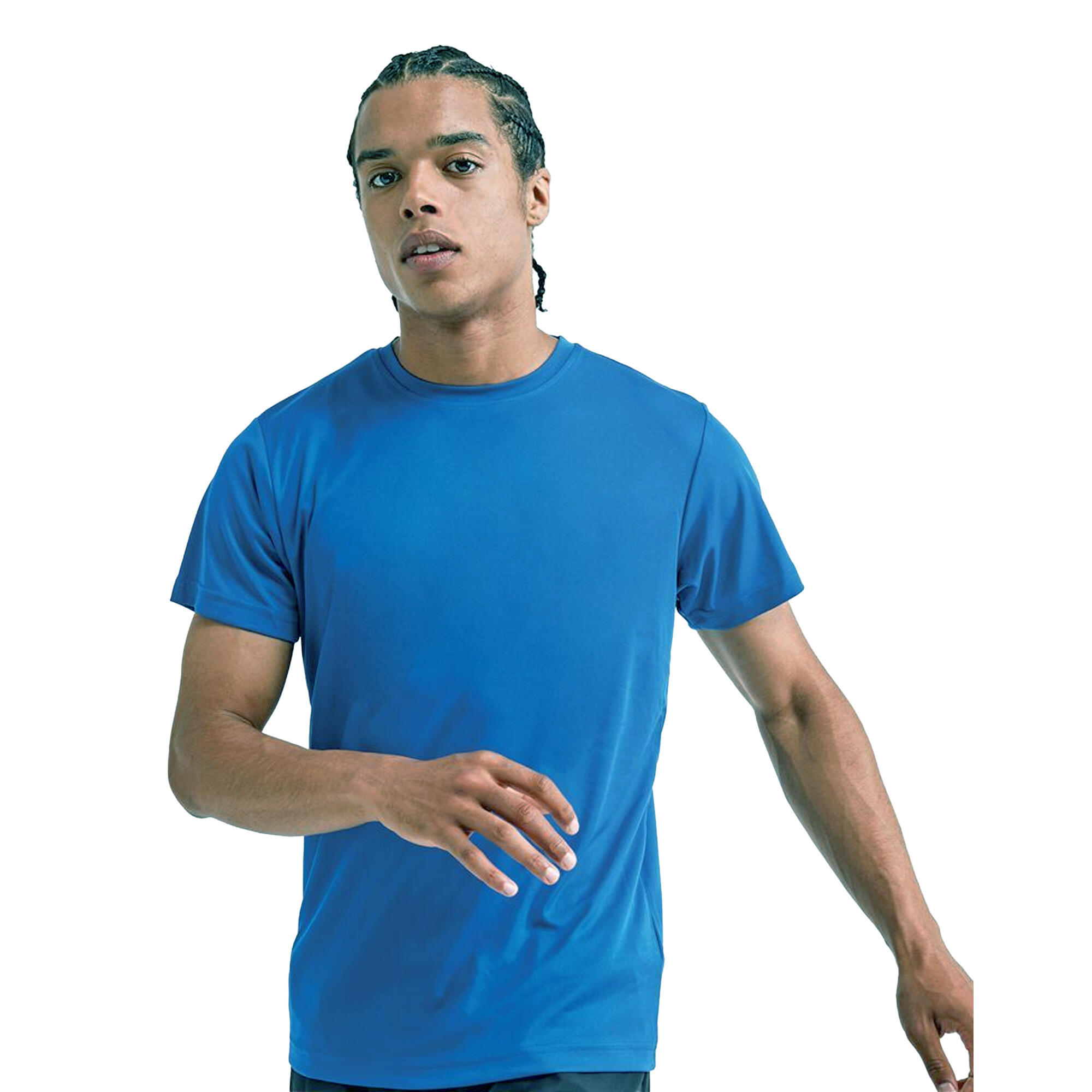 Mens Performance TShirt (Sapphire Blue) 3/3