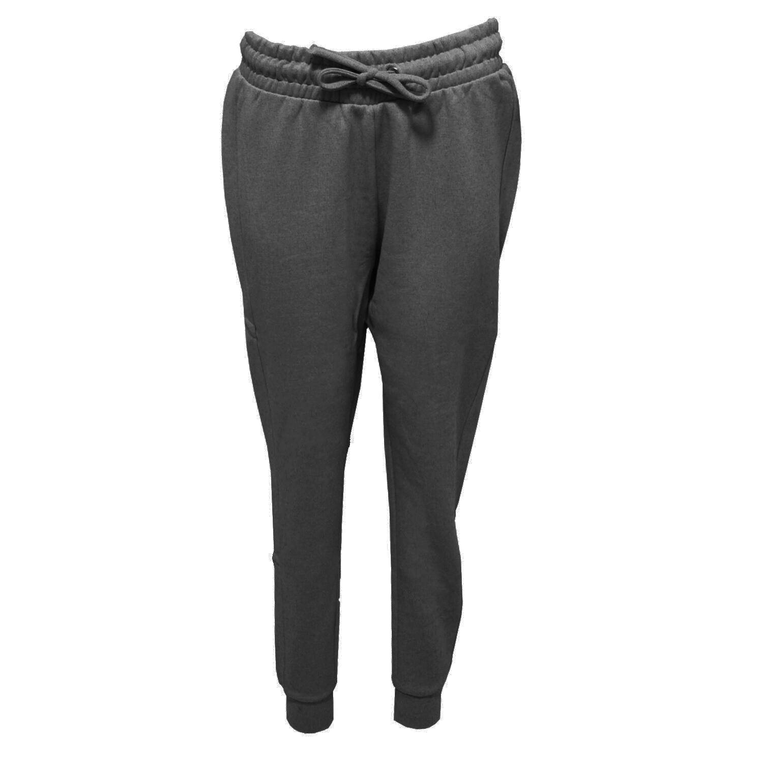 TRIDRI Womens/Ladies Fitted Joggers (Charcoal)