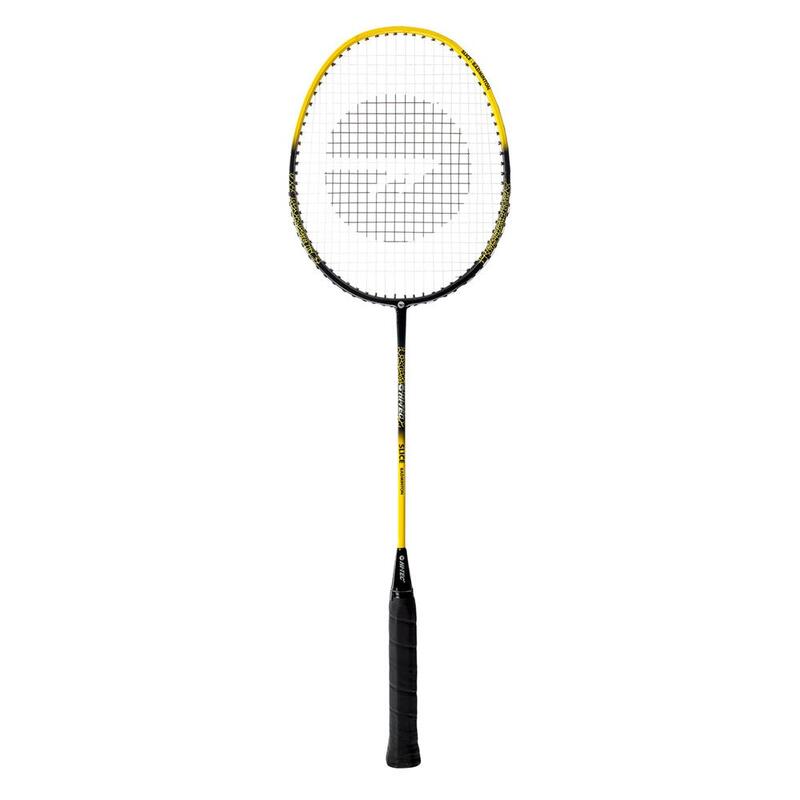 Raquette de badminton SLICE (Jaune vif / Noir)