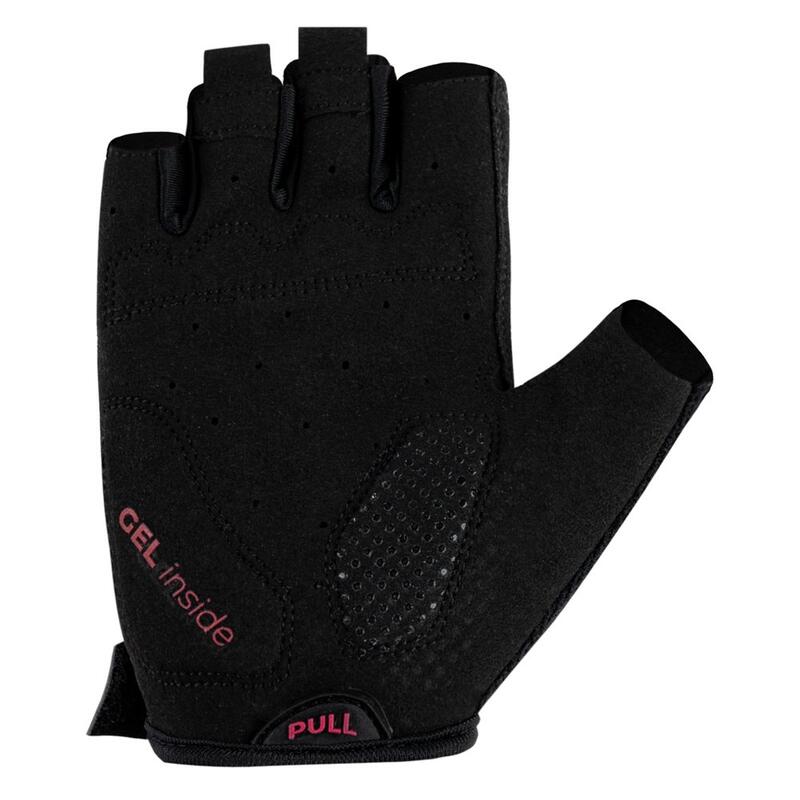 Dames Hilder Vingerloze Handschoenen (Zwart/Opal/Azalea)