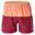 Short de bain KADEN Homme (Rouge foncé / Saumon)