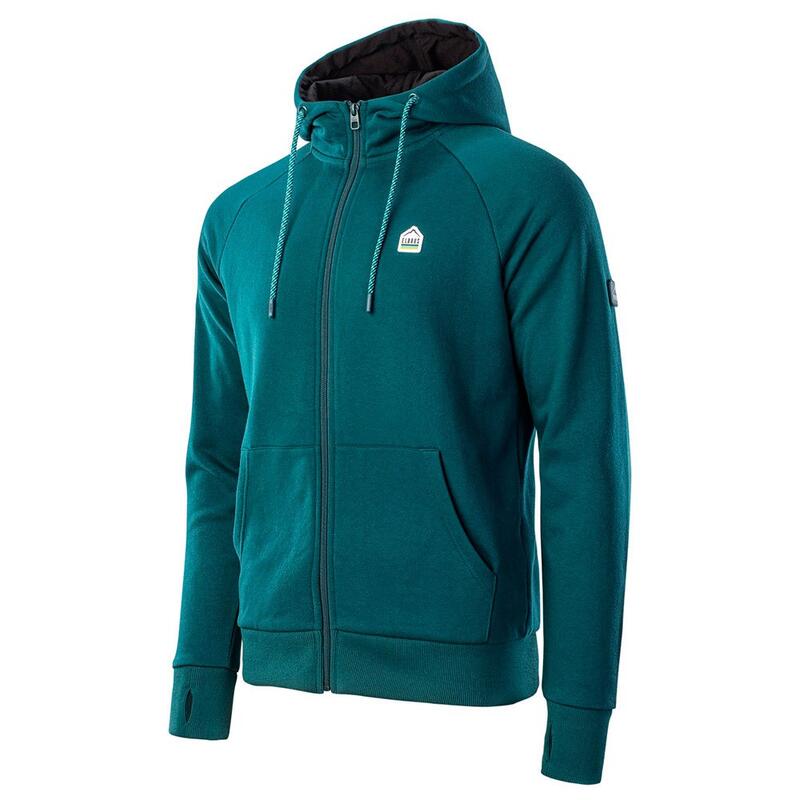 Heren Rufo Full Zip Hoodie (Deep Teal)