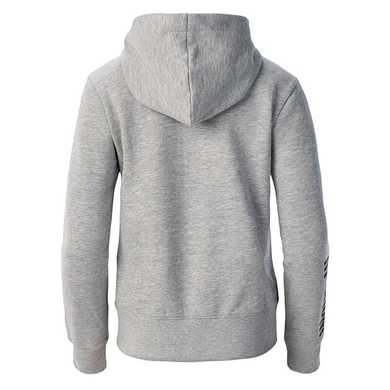 Dames Lepus II Full Zip Hoodie (Zwart/lichtgrijs Melange)